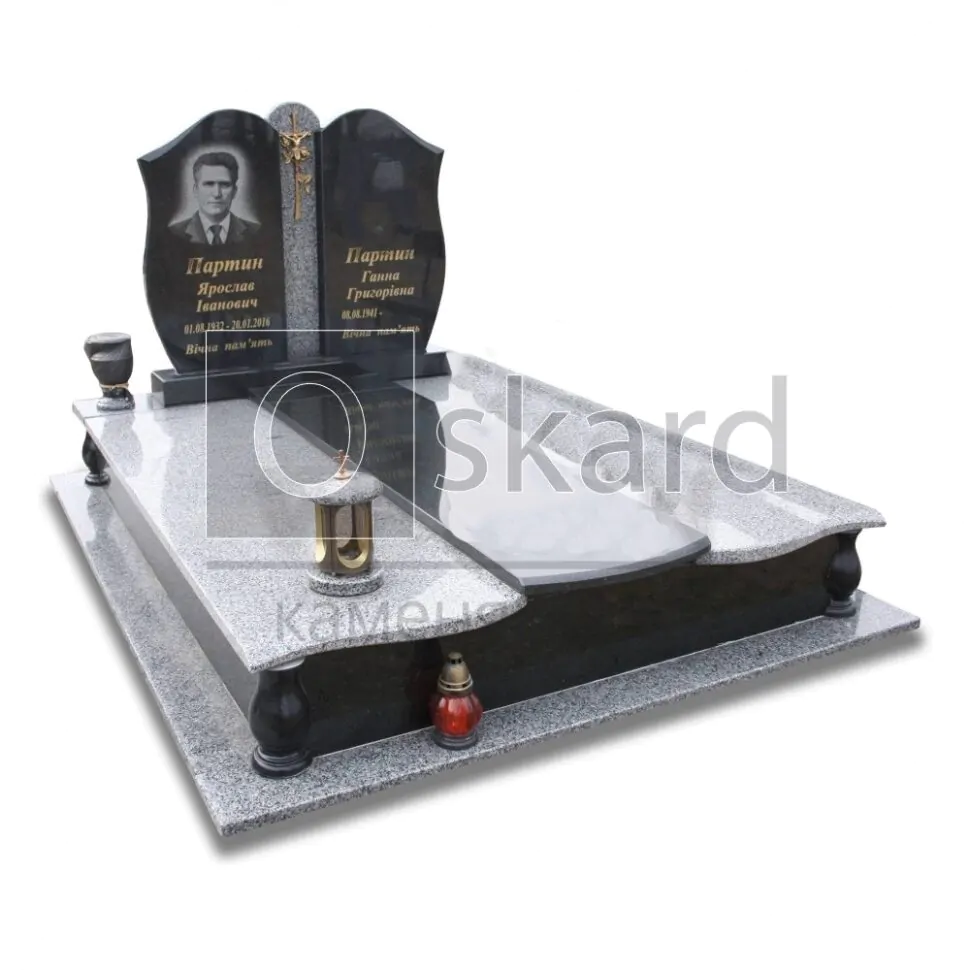 Подвійний пам`ятник з граніту купити